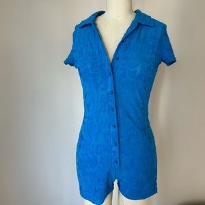 Blue romper